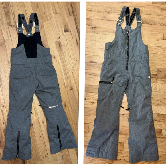 Obermeyer Anya Kids SM size 8 Bib Ski Snowboard Performance Pants like NEW - Picture 4 of 6